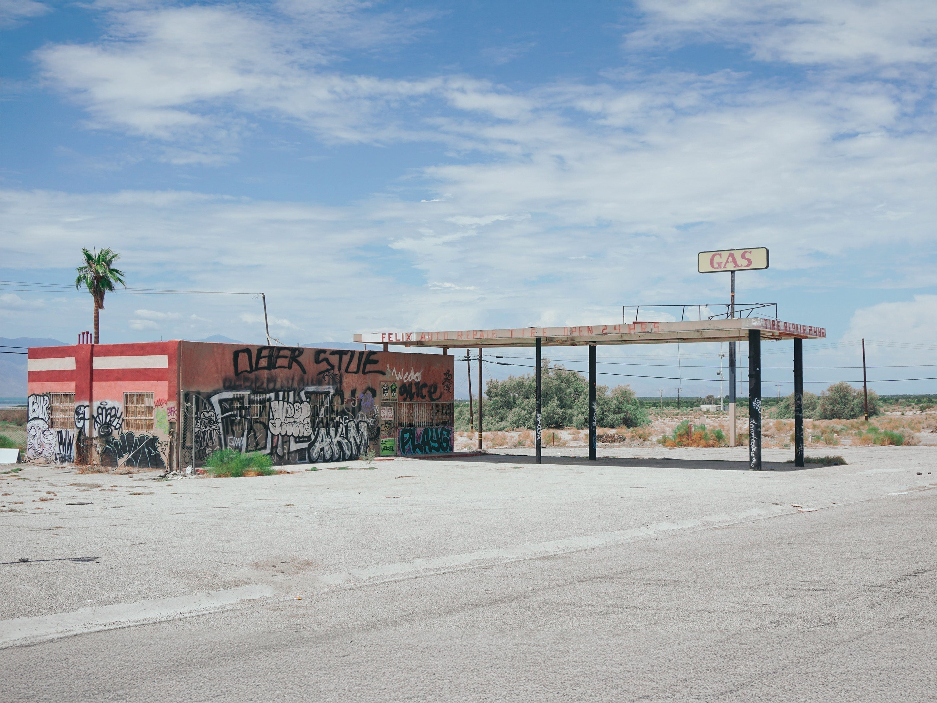 Abandoned gas station