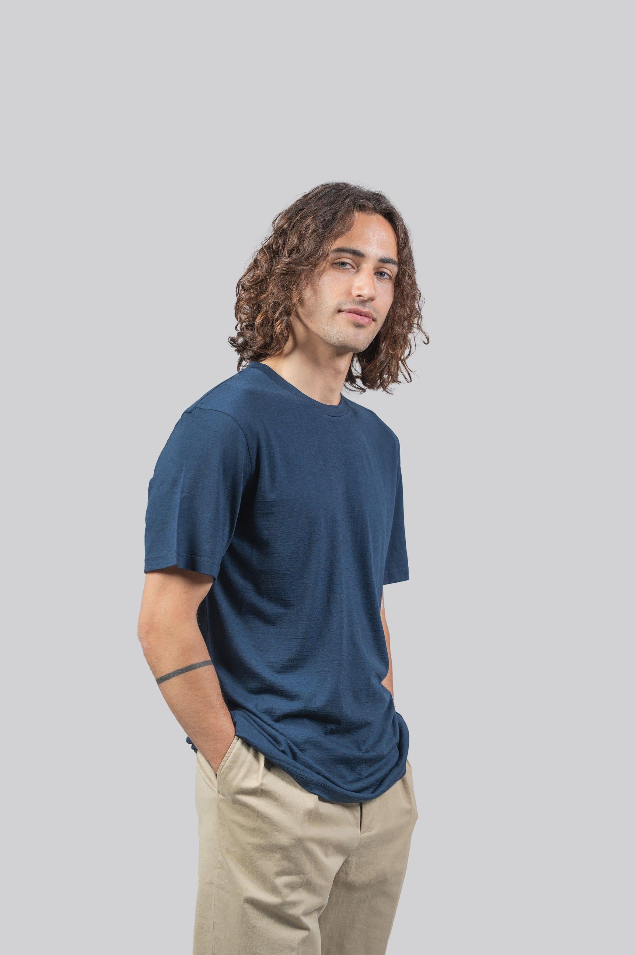 Extra weiches Merinowolle T-Shirt